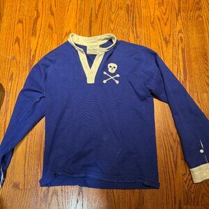 Rowing Blazers Skull and Crossbones Blue Rugby